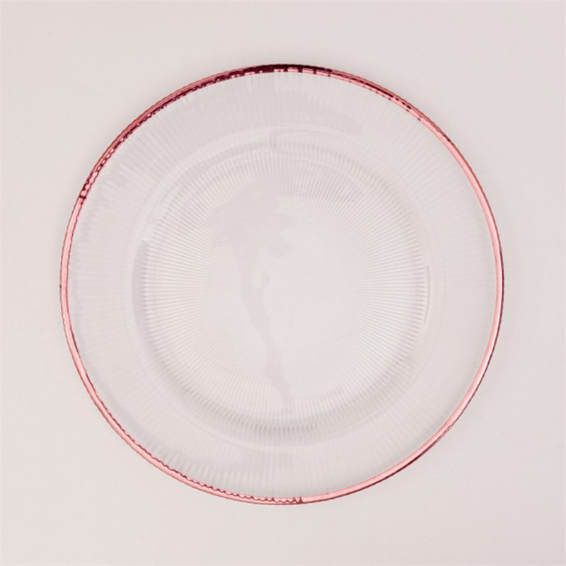 Wholesale Glass Charger Plate PZ-020 - Image 4